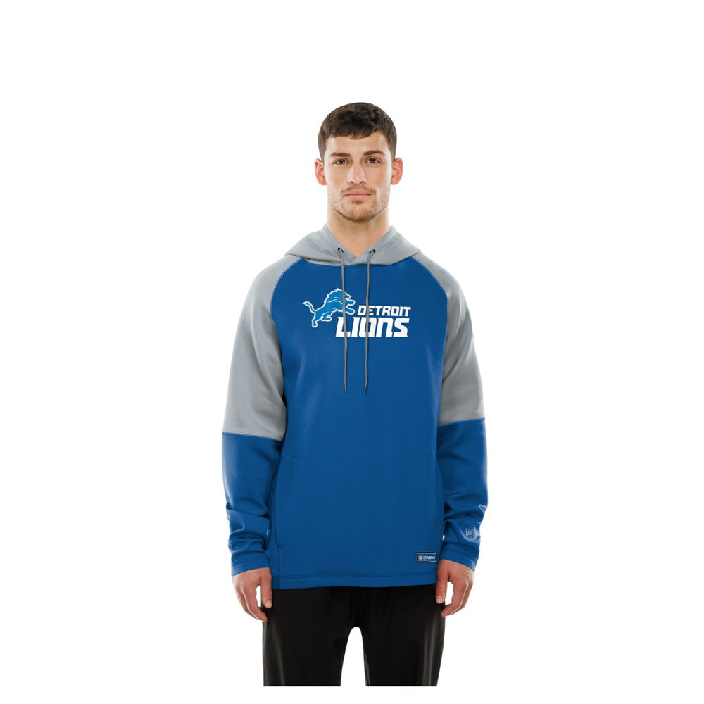 Detroit Lions Combine Authentic Color Block Raglan Pullover Hoodie | NFL New