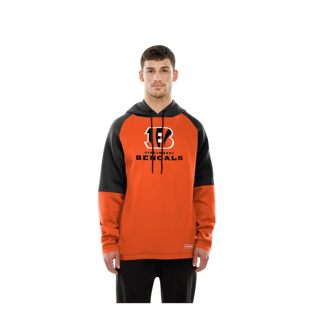 Cincinnati Bengals Combine Authentic Color Block Raglan Pullover Hoodie | NFL Discount