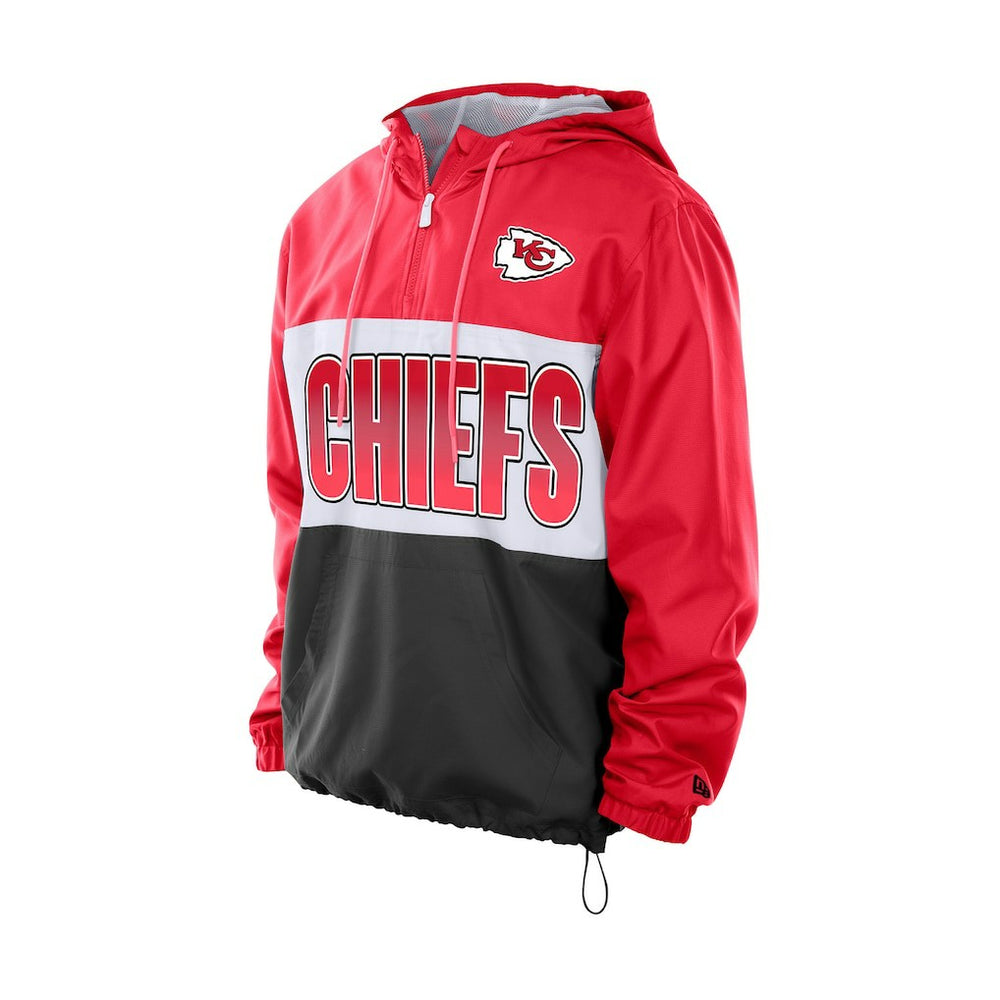 Kansas City Chiefs Ripstop Quarter-Zip Hooded Windbreaker | NFL Online