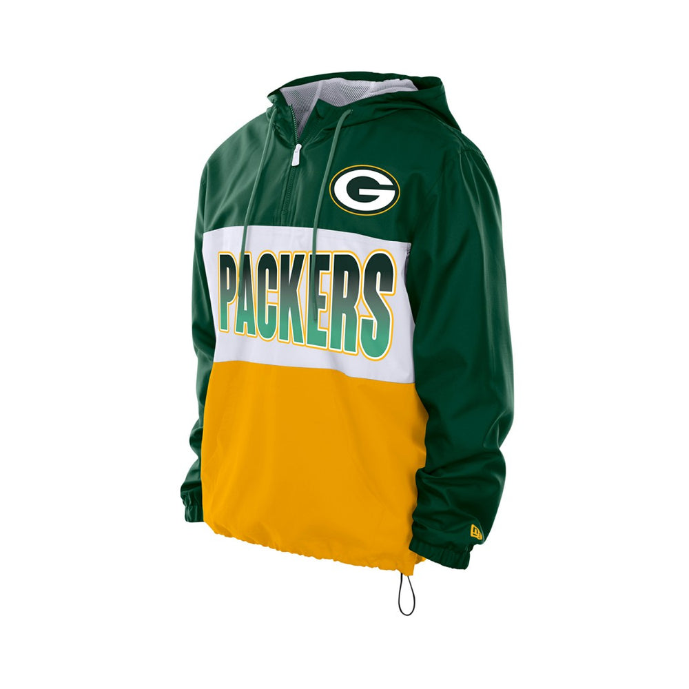 Green Bay Packers Ripstop Quarter-Zip Hooded Windbreaker | NFL On sale