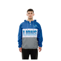Detroit Lions Ripstop Quarter-Zip Hooded Windbreaker | NFL On sale