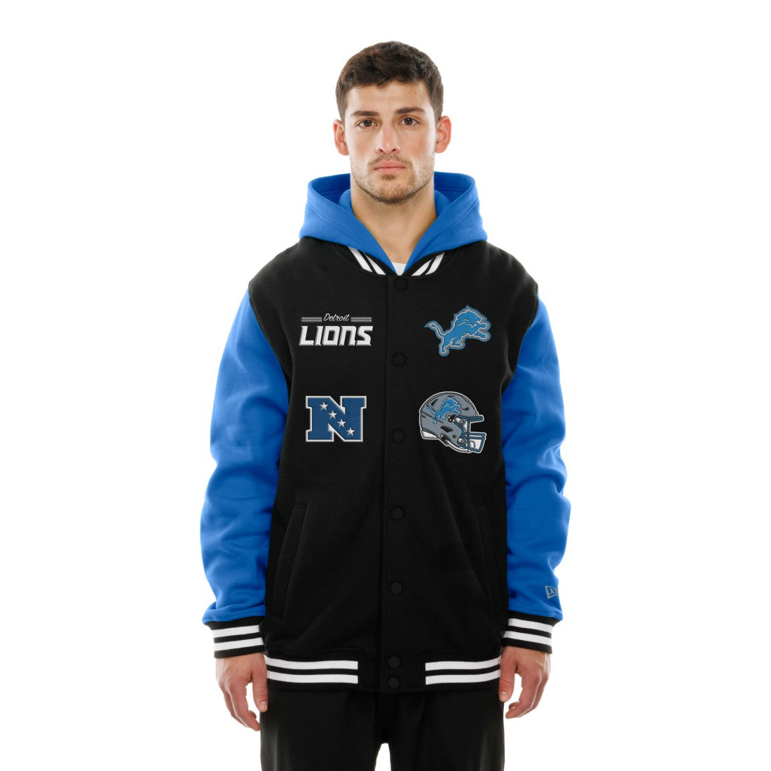 Detroit Lions Full-Snap Fleece Hoodie Jacket | NFL Hot
