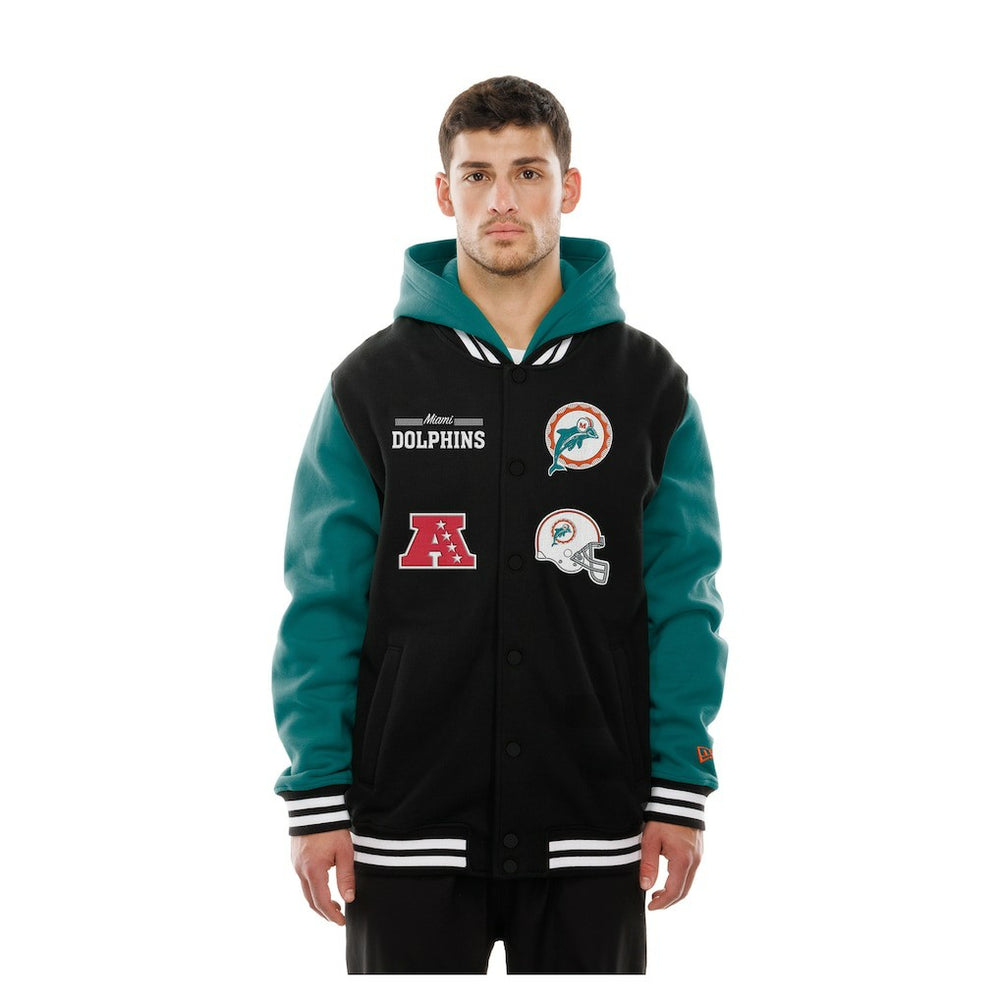 Miami Dolphins Full-Snap Fleece Hoodie Jacket | NFL New