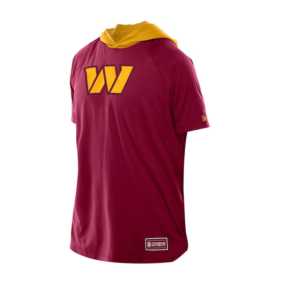 Washington Commanders Combine Authentic Hooded Raglan Short-Sleeve T-Shirt | NFL Hot