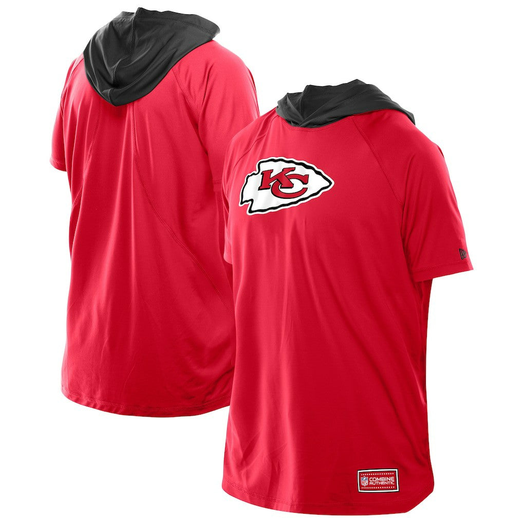 Kansas City Chiefs Combine Authentic Hooded Raglan Short-Sleeve T-Shirt | NFL On sale