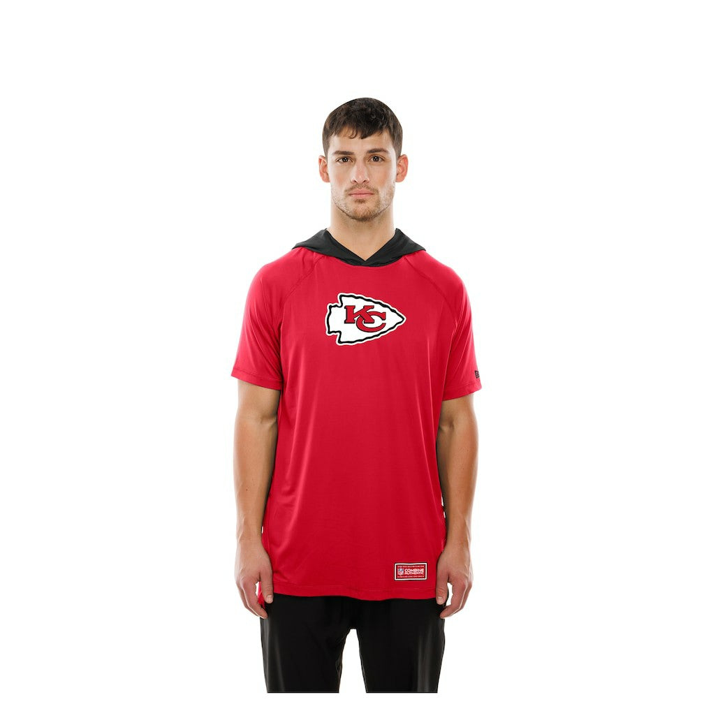 Kansas City Chiefs Combine Authentic Hooded Raglan Short-Sleeve T-Shirt | NFL On sale