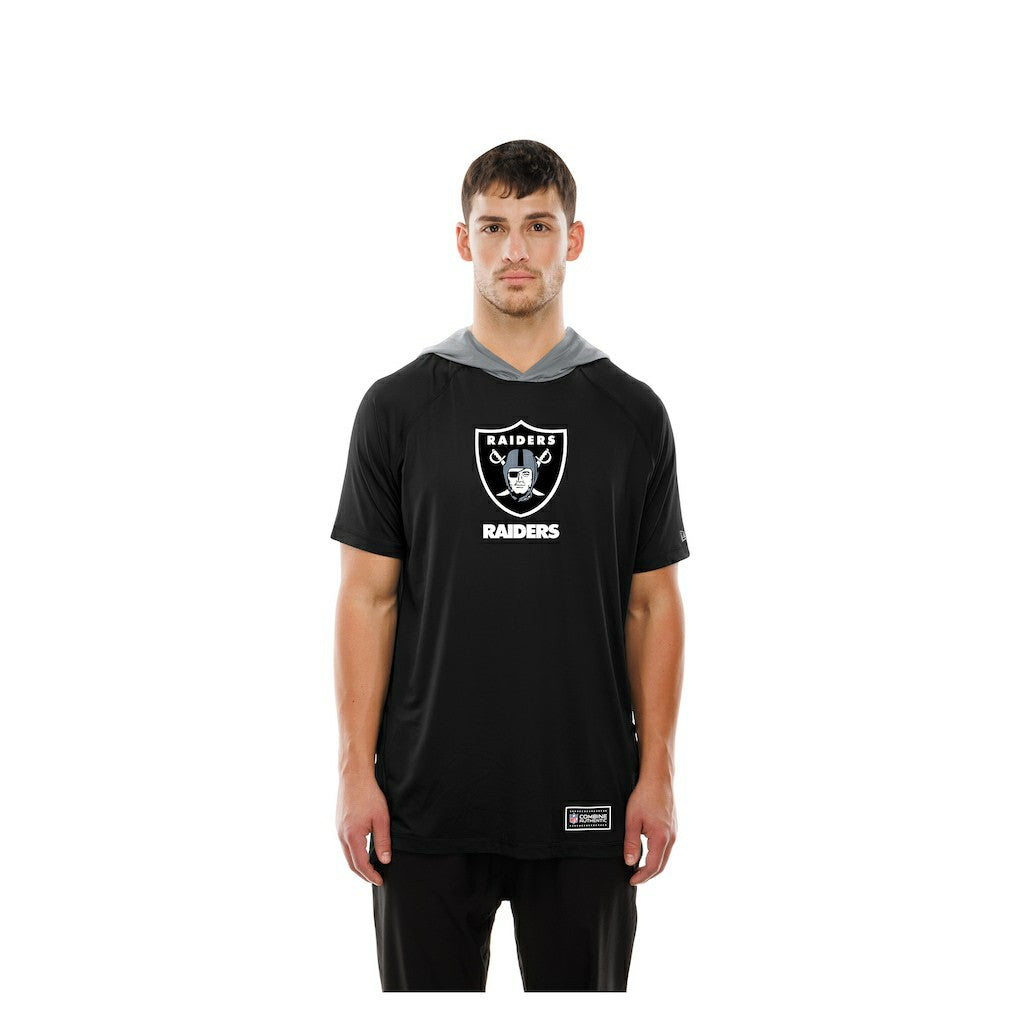 Las Vegas Raiders Combine Authentic Hooded Raglan Short-Sleeve T-Shirt | NFL Near me