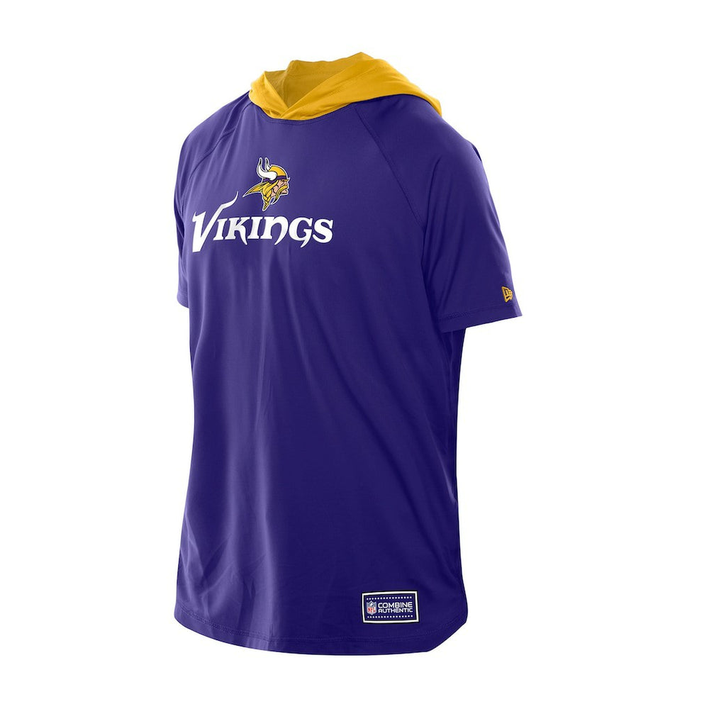 Minnesota Vikings Combine Authentic Hooded Raglan Short-Sleeve T-Shirt | NFL Outlet