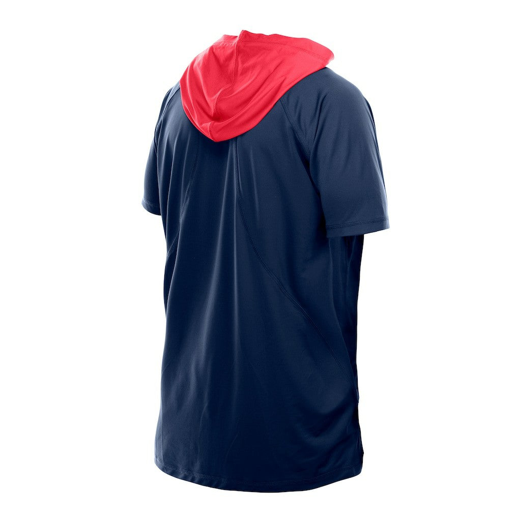 New England Patriots Combine Authentic Hooded Raglan Short-Sleeve T-Shirt | NFL Outlet