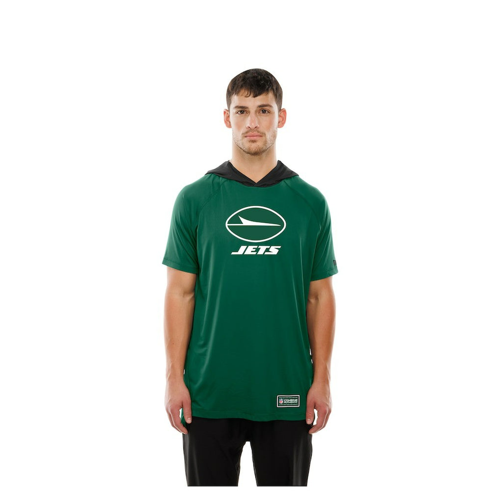 New York Jets Combine Authentic Hooded Raglan Short-Sleeve T-Shirt | NFL On sale