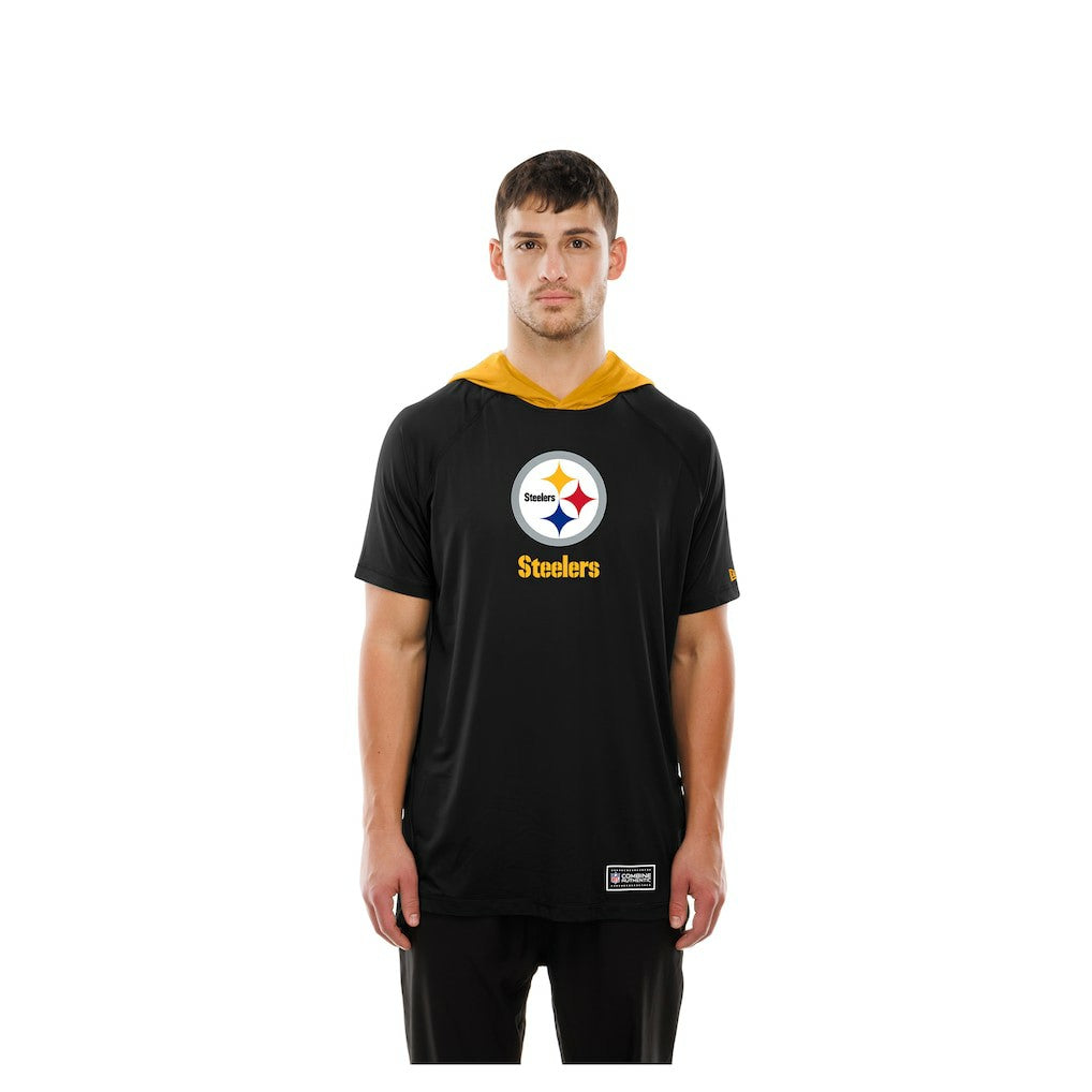 Pittsburgh Steelers Combine Authentic Hooded Raglan Short-Sleeve T-Shirt | NFL On sale