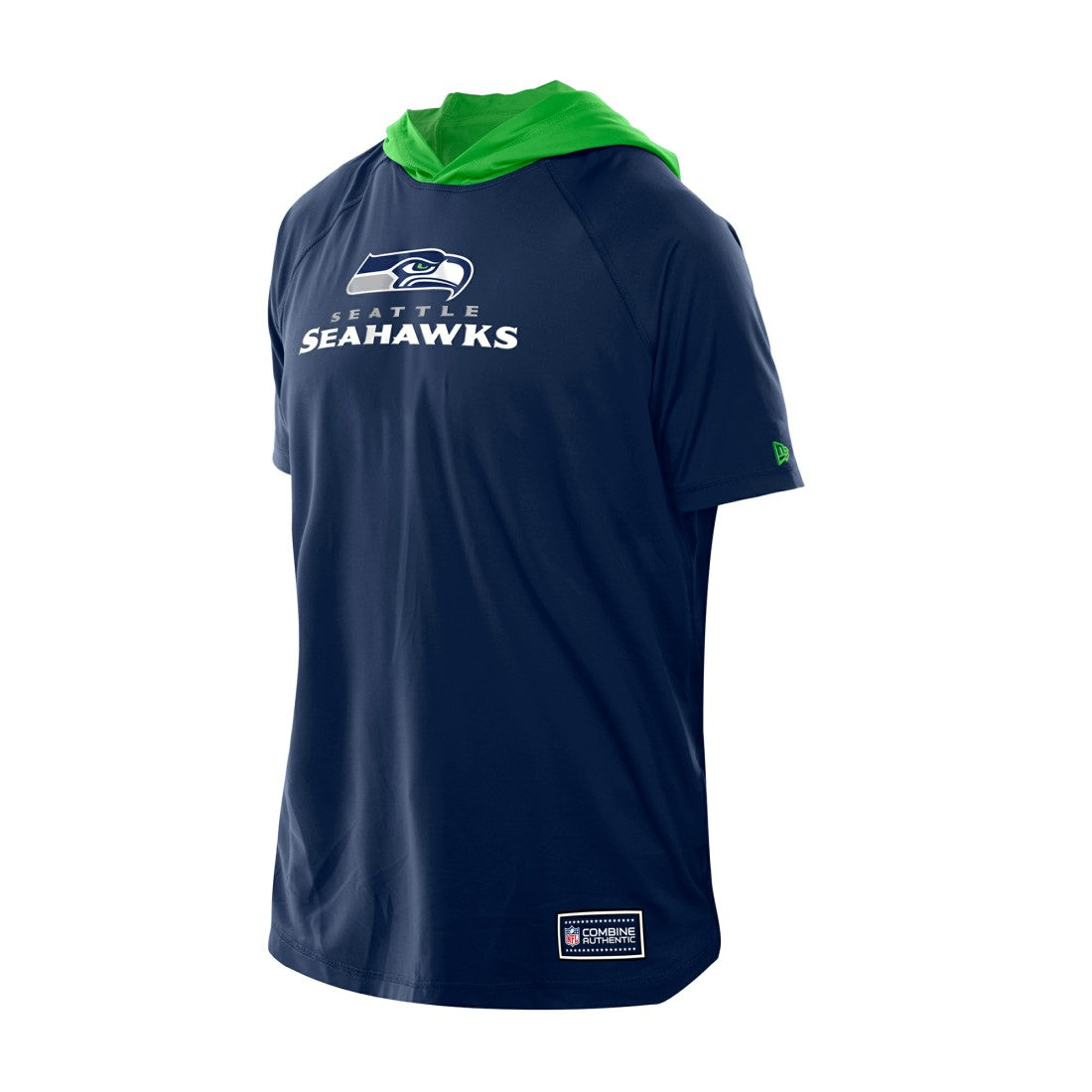 Seattle Seahawks Combine Authentic Hooded Raglan Short-Sleeve T-Shirt | NFL Discount