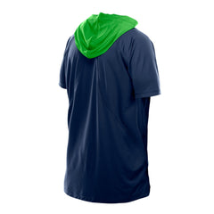 Seattle Seahawks Combine Authentic Hooded Raglan Short-Sleeve T-Shirt | NFL Discount