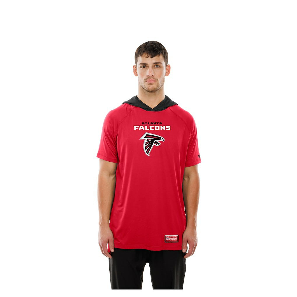 Atlanta Falcons Combine Authentic Hooded Raglan Short-Sleeve T-Shirt | NFL Hot
