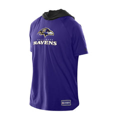 Baltimore Ravens Combine Authentic Hooded Raglan Short-Sleeve T-Shirt | NFL Sale