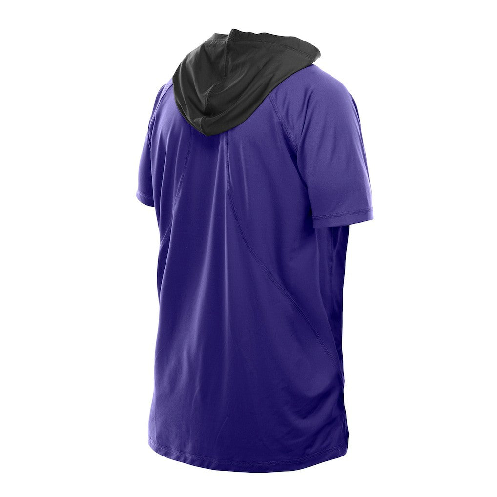 Baltimore Ravens Combine Authentic Hooded Raglan Short-Sleeve T-Shirt | NFL Sale