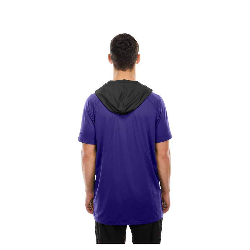 Baltimore Ravens Combine Authentic Hooded Raglan Short-Sleeve T-Shirt | NFL Sale