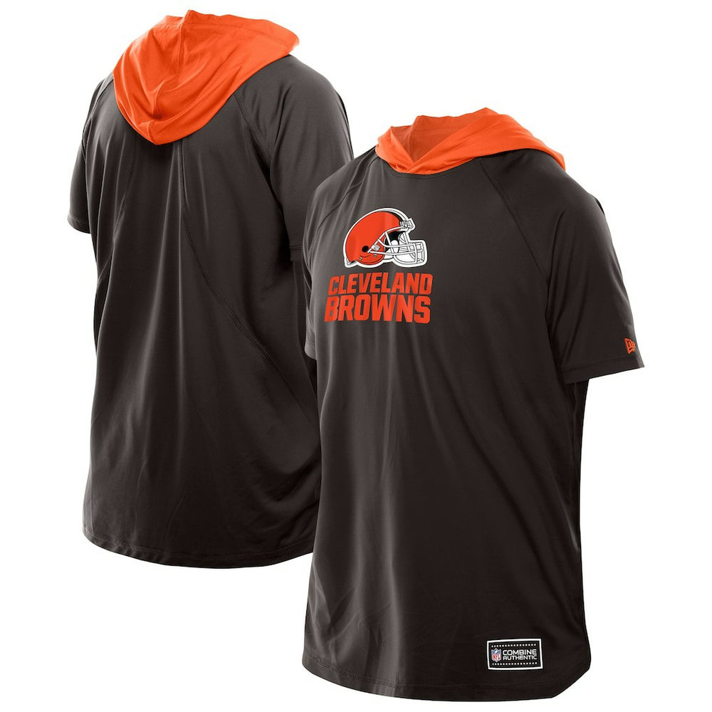 Cleveland Browns Combine Authentic Hooded Raglan Short-Sleeve T-Shirt | NFL Near me