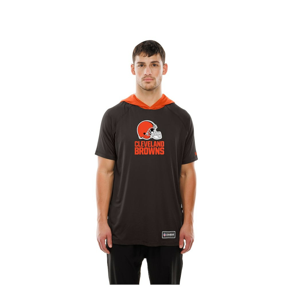 Cleveland Browns Combine Authentic Hooded Raglan Short-Sleeve T-Shirt | NFL Near me