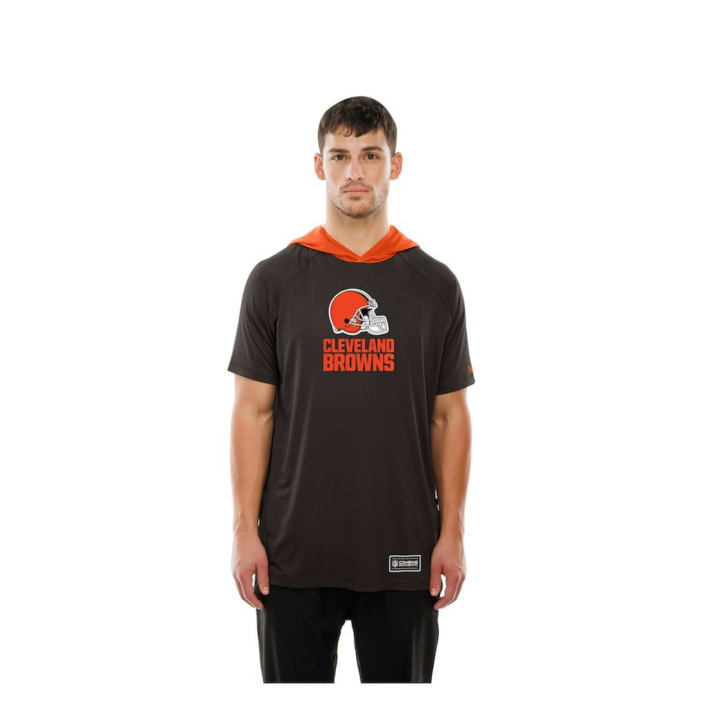 Cleveland Browns Combine Authentic Hooded Raglan Short-Sleeve T-Shirt | NFL Near me