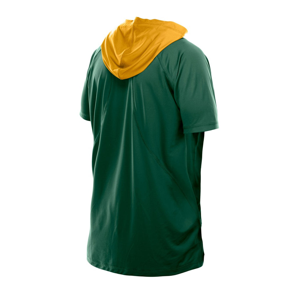 Green Bay Packers Combine Authentic Hooded Raglan Short-Sleeve T-Shirt | NFL Sale
