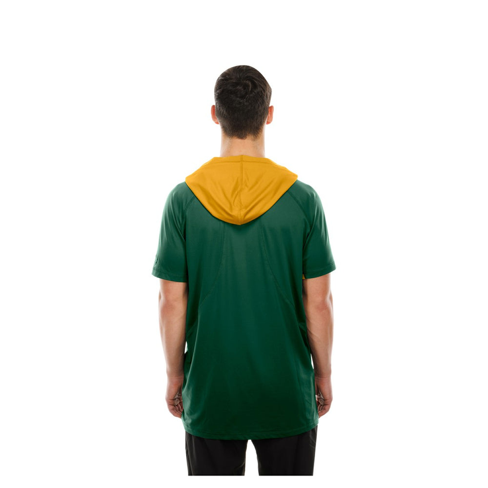 Green Bay Packers Combine Authentic Hooded Raglan Short-Sleeve T-Shirt | NFL Sale