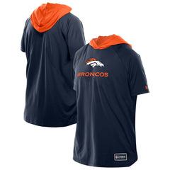 Denver Broncos Combine Authentic Hooded Raglan Short-Sleeve T-Shirt | NFL Discount