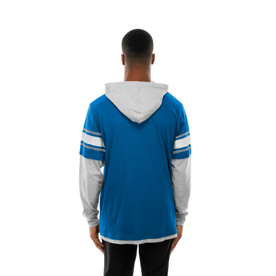 Detroit Lions Twofer Layered Long Sleeve Hoodie T-Shirt | NFL Outlet