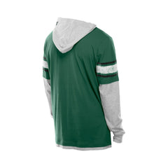 New York Jets Twofer Layered Long Sleeve Hoodie T-Shirt | NFL Discount
