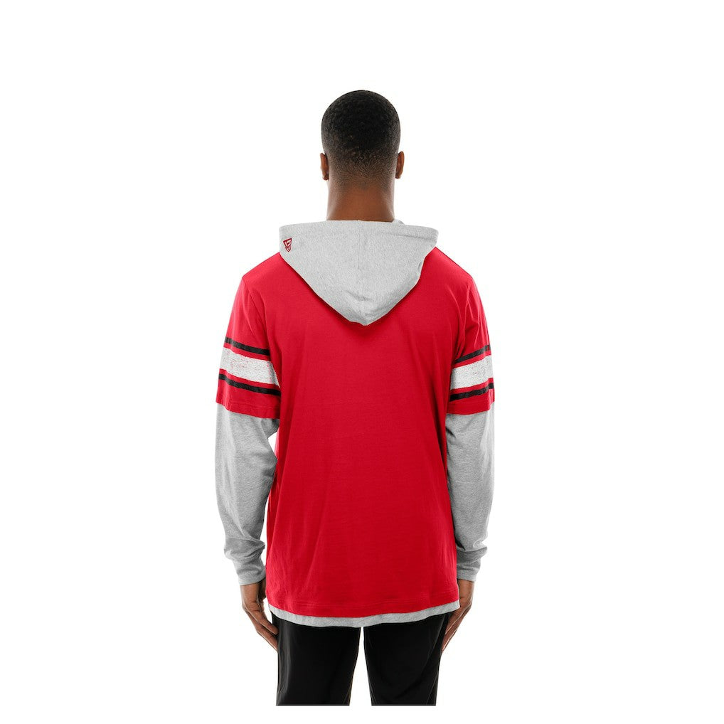 San Francisco 49ers Twofer Layered Long Sleeve Hoodie T-Shirt | NFL Discount