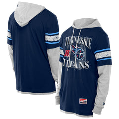 Tennessee Titans Twofer Layered Long Sleeve Hoodie T-Shirt | NFL On sale