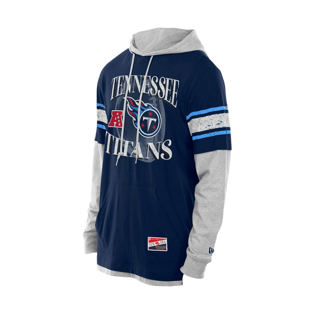 Tennessee Titans Twofer Layered Long Sleeve Hoodie T-Shirt | NFL On sale