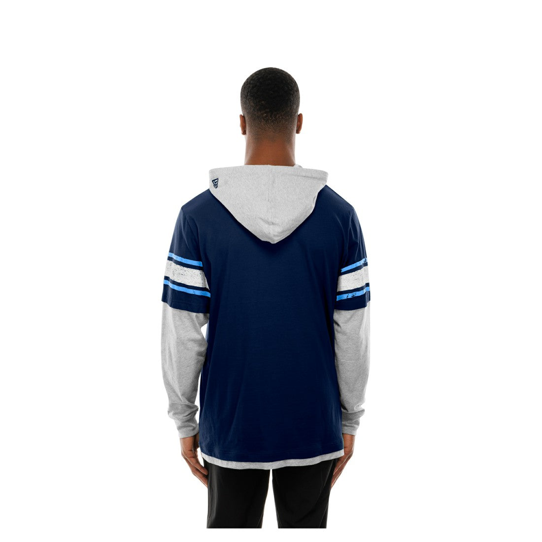 Tennessee Titans Twofer Layered Long Sleeve Hoodie T-Shirt | NFL On sale