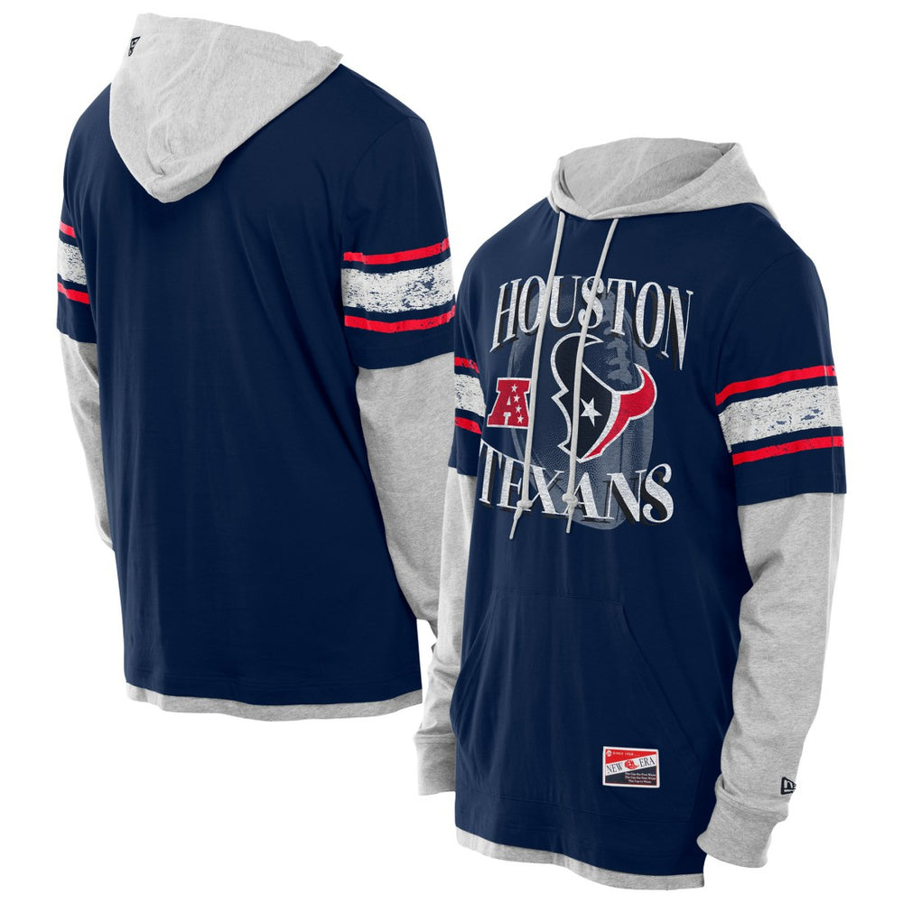Houston Texans Twofer Layered Long Sleeve Hoodie T-Shirt | NFL Online