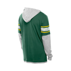 Green Bay Packers Twofer Layered Long Sleeve Hoodie T-Shirt | NFL Discount