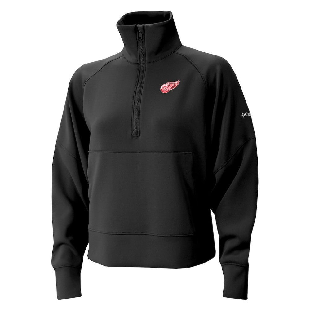 Detroit Red Wings Columbia Women's Wickhams Hills Raglan Omni-Wick Half-Zip Pullover -  NHL Pullover