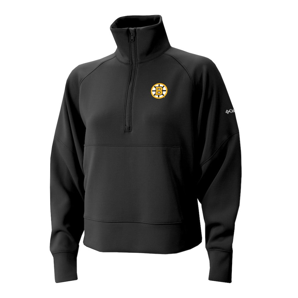 Boston Bruins Columbia Women's Wickhams Hills Raglan Omni-Wick Half-Zip Pullover -  NHL Pullover