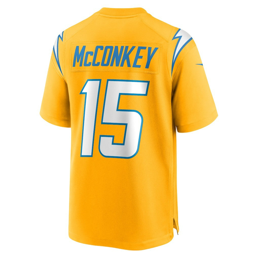 Los Angeles Chargers Ladd McConkey  Alternate Charger Power Game Player Jersey | NFL Hot