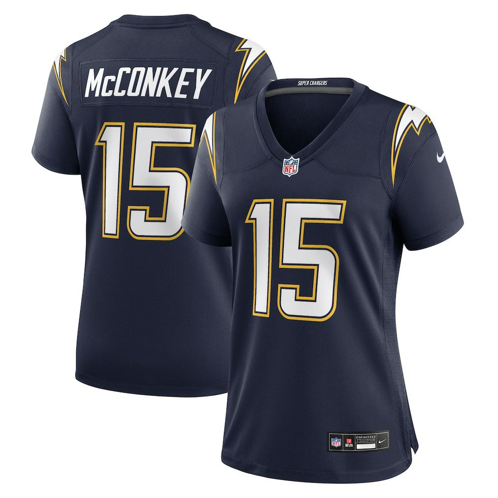 Los Angeles Chargers Ladd McConkey  Women's Alternate Super Chargers Game Jersey | NFL Discount