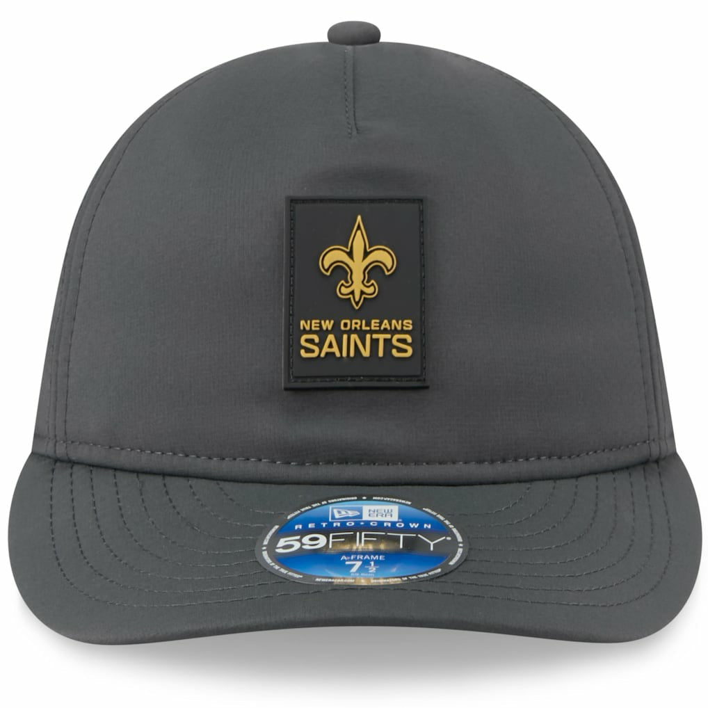 New Orleans Saints 2025 Sideline Cold Weather Retro Crown 59FIFTY Fitted Hat | NFL Near me