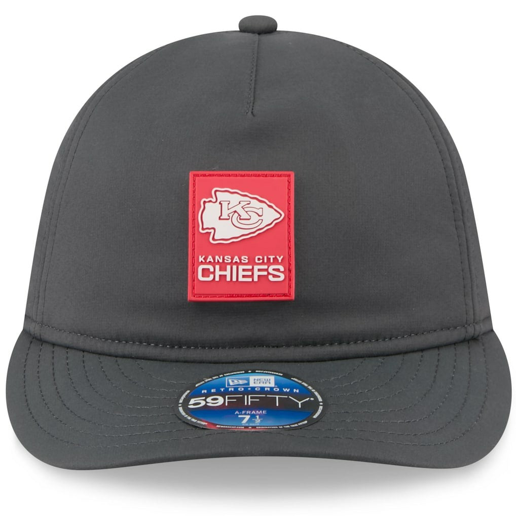 Kansas City Chiefs 2025 Sideline Cold Weather Retro Crown 59FIFTY Fitted Hat | NFL Outlet