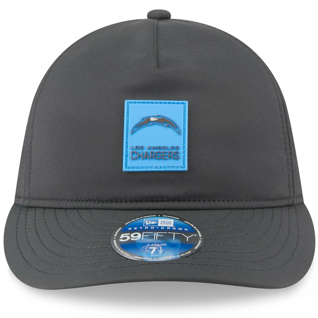 Los Angeles Chargers 2025 Sideline Cold Weather Retro Crown 59FIFTY Fitted Hat | NFL On sale