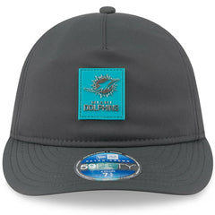 Miami Dolphins 2025 Sideline Cold Weather Retro Crown 59FIFTY Fitted Hat | NFL Discount
