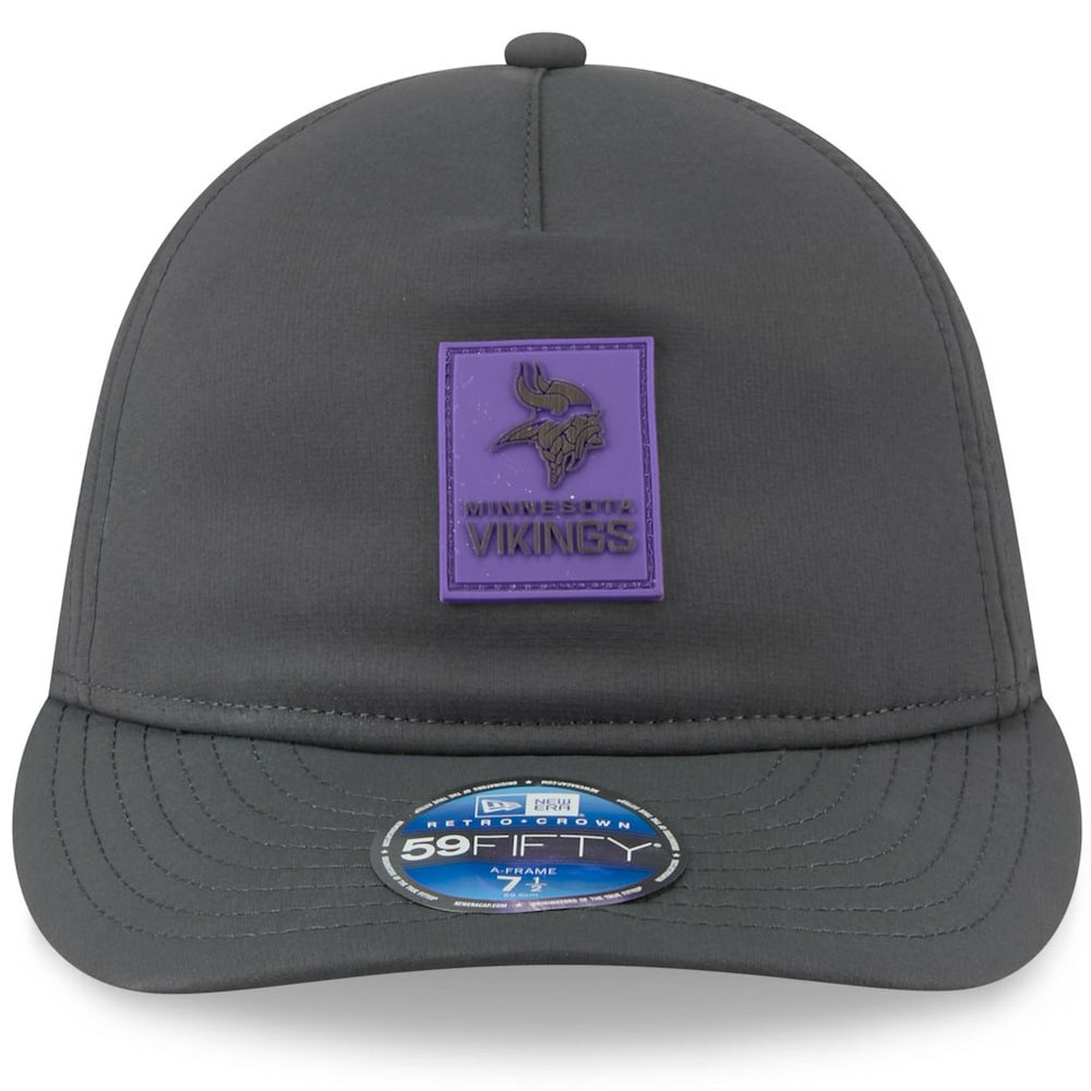 Minnesota Vikings 2025 Sideline Cold Weather Retro Crown 59FIFTY Fitted Hat | NFL Online
