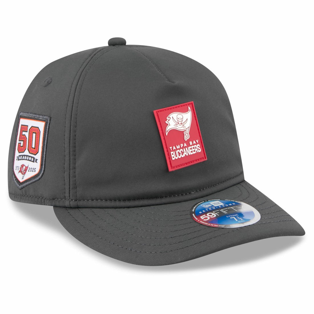 Tampa Bay Buccaneers 2025 Sideline Cold Weather Retro Crown 59FIFTY Fitted Hat | NFL New