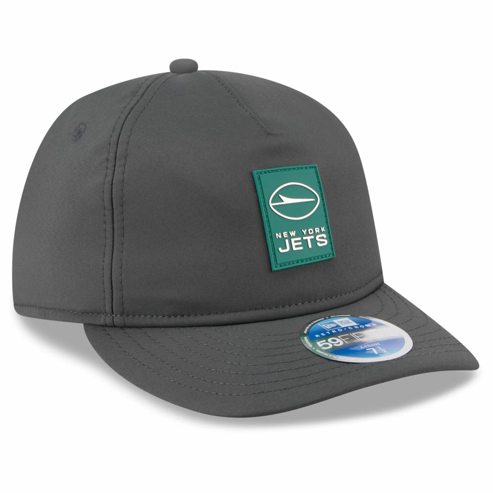 New York Jets 2025 Sideline Cold Weather Retro Crown 59FIFTY Fitted Hat | NFL US