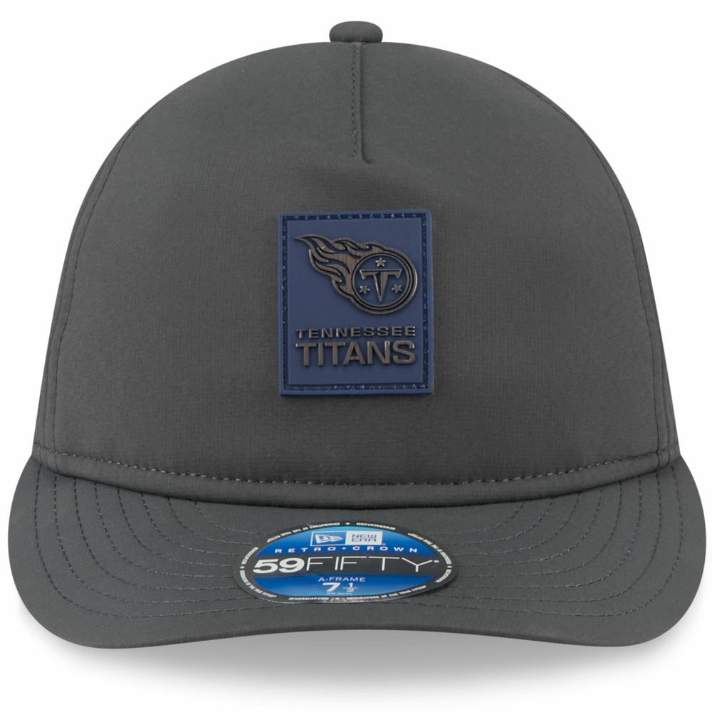 Tennessee Titans 2025 Sideline Cold Weather Retro Crown 59FIFTY Fitted Hat | NFL Sale