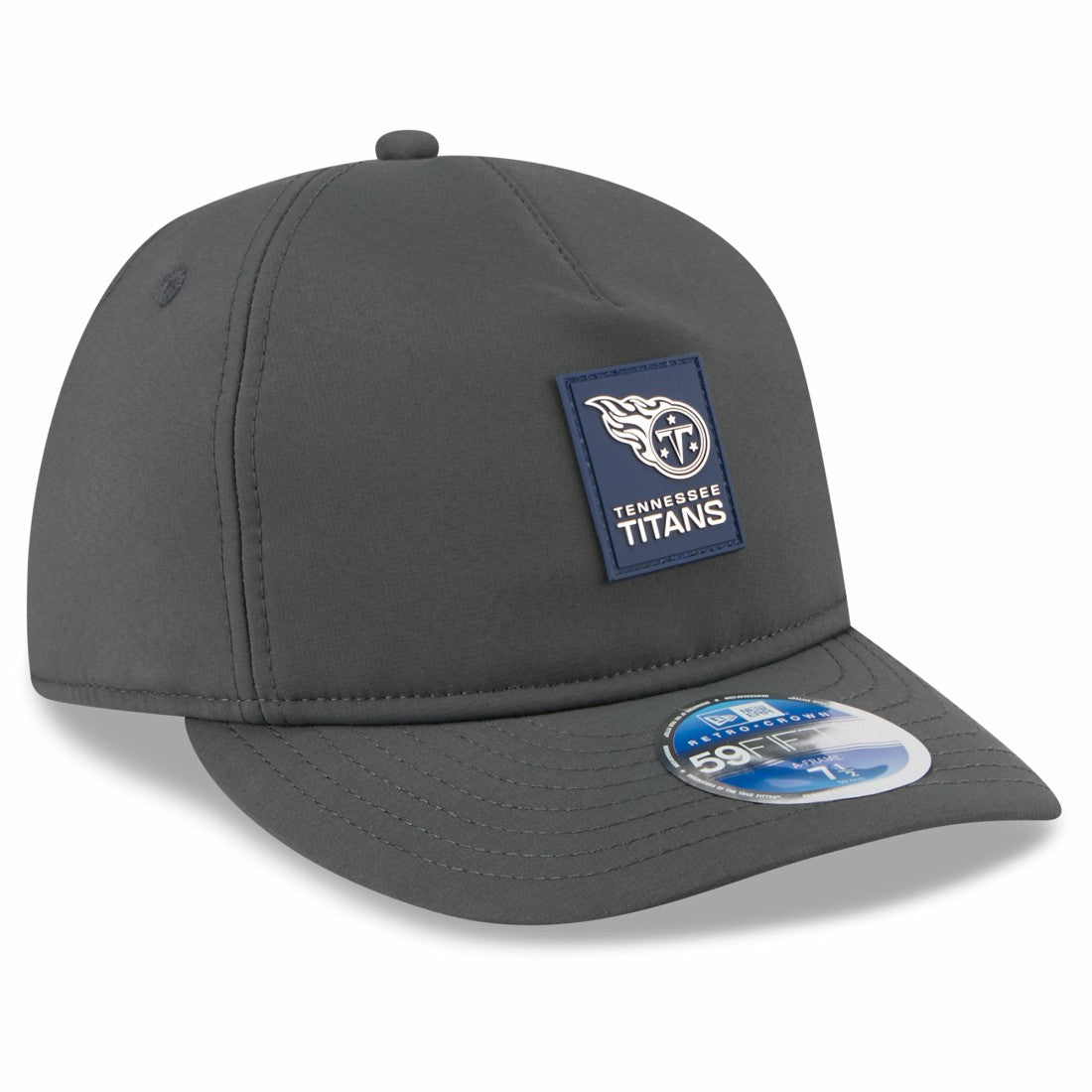 Tennessee Titans 2025 Sideline Cold Weather Retro Crown 59FIFTY Fitted Hat | NFL Sale
