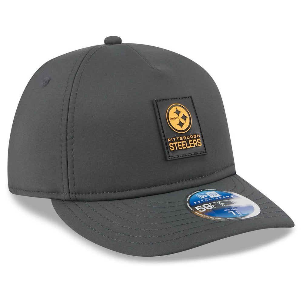 Pittsburgh Steelers 2025 Sideline Cold Weather Retro Crown 59FIFTY Fitted Hat | NFL New