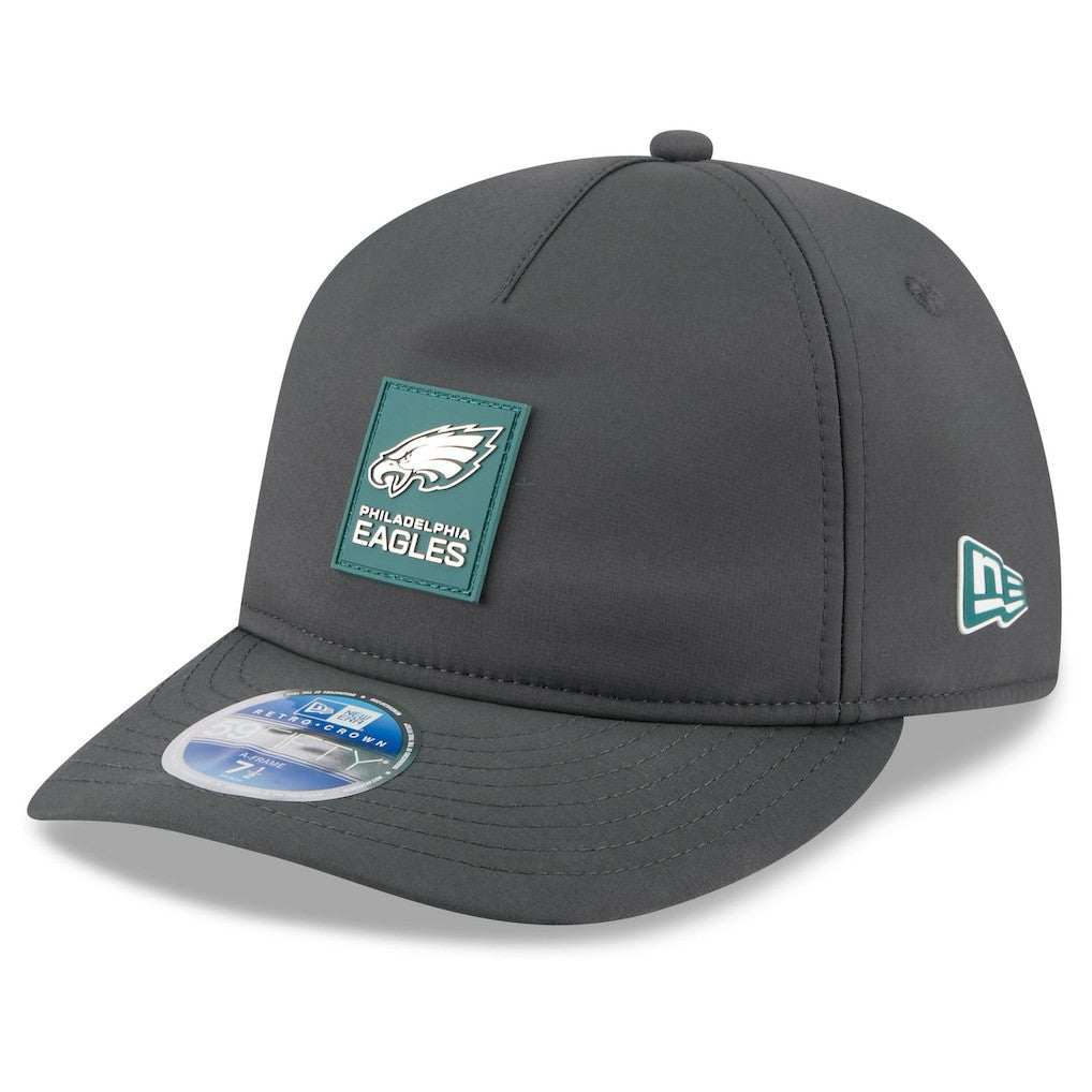 Philadelphia Eagles 2025 Sideline Cold Weather Retro Crown 59FIFTY Fitted Hat | NFL US